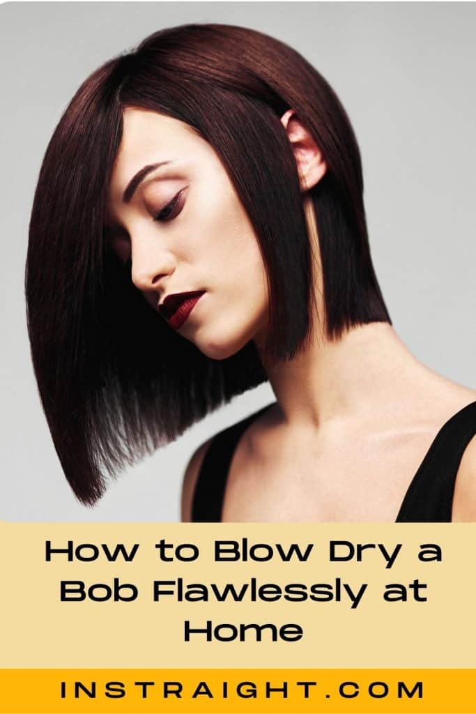 woman with perfect bob haircut